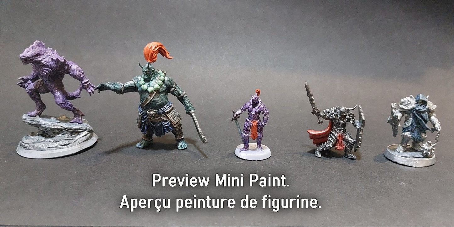 Figurine JDR Wargame Pack Guilde Caravane Rescale Miniatures Impression 3D