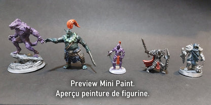 Figurine JDR Wargame Pack Guilde Caravane Rescale Miniatures Impression 3D
