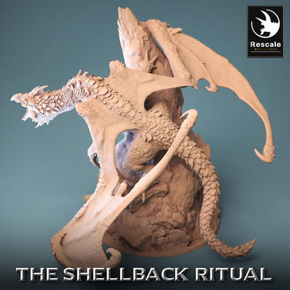 Figurine JDR Dragon Blanc Légendaire Rescale Miniatures Impression 3D