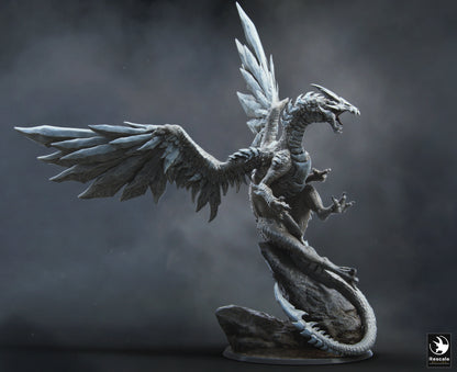 Figurine JDR Dragon d'Acier Ancien Rescale Miniatures Impression 3D