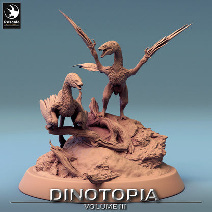 Figurine JDR Pack Vélociraptor Rescale Miniatures Impression 3D