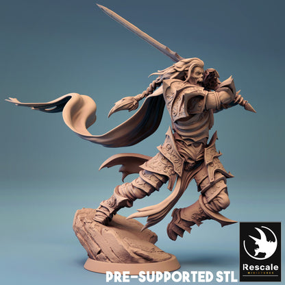 Figurine JDR Necromancien 1 Rescale Miniatures Impression 3D