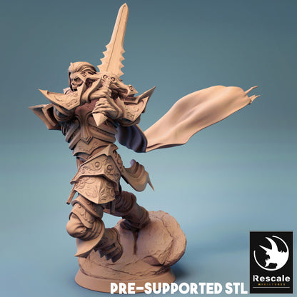 Figurine JDR Necromancien 1 Rescale Miniatures Impression 3D