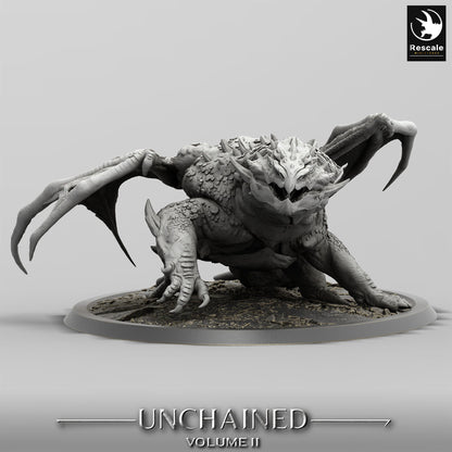 Figurine Jdr Dragon Volcanique Rescale Miniatures Impression 3D