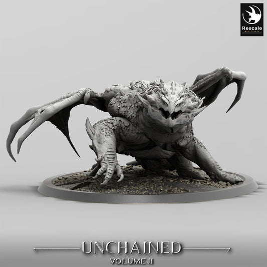 Figurine Jdr Dragon Volcanique Rescale Miniatures Impression 3D
