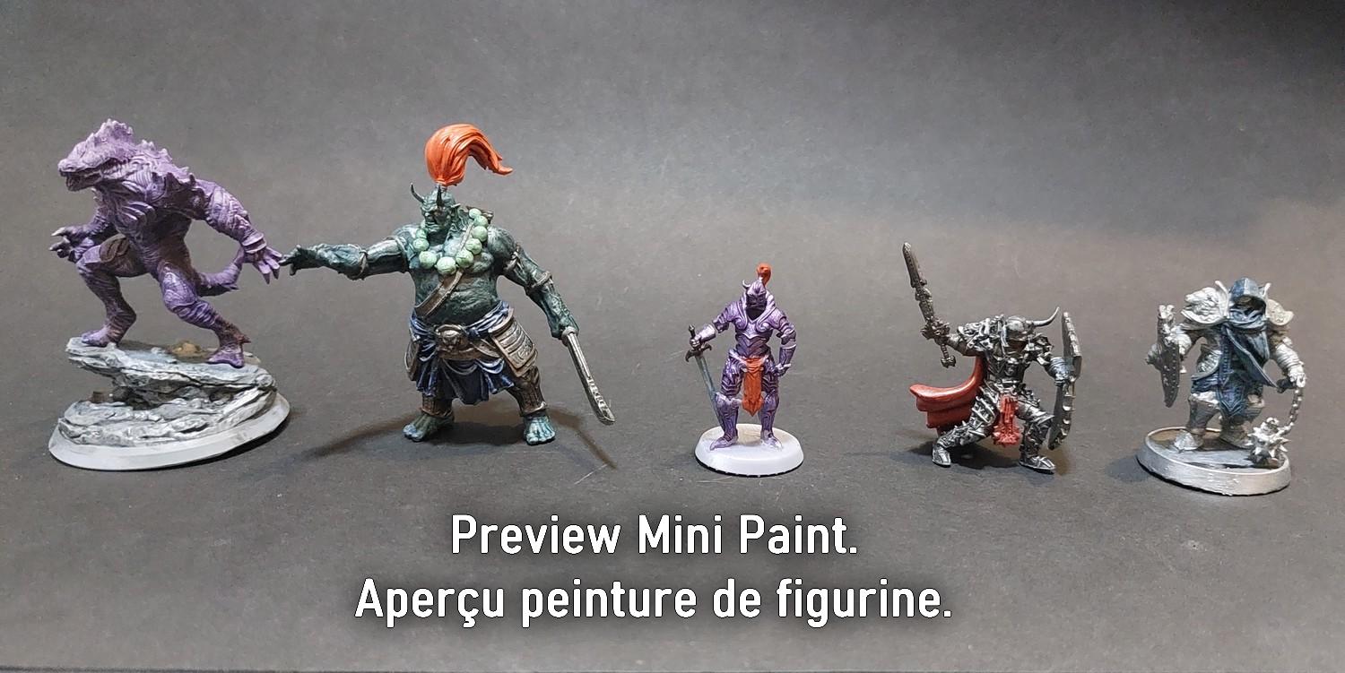Figurine JDR Vampire Prédateur Lugubre Pack Cast N Play Impression 3D