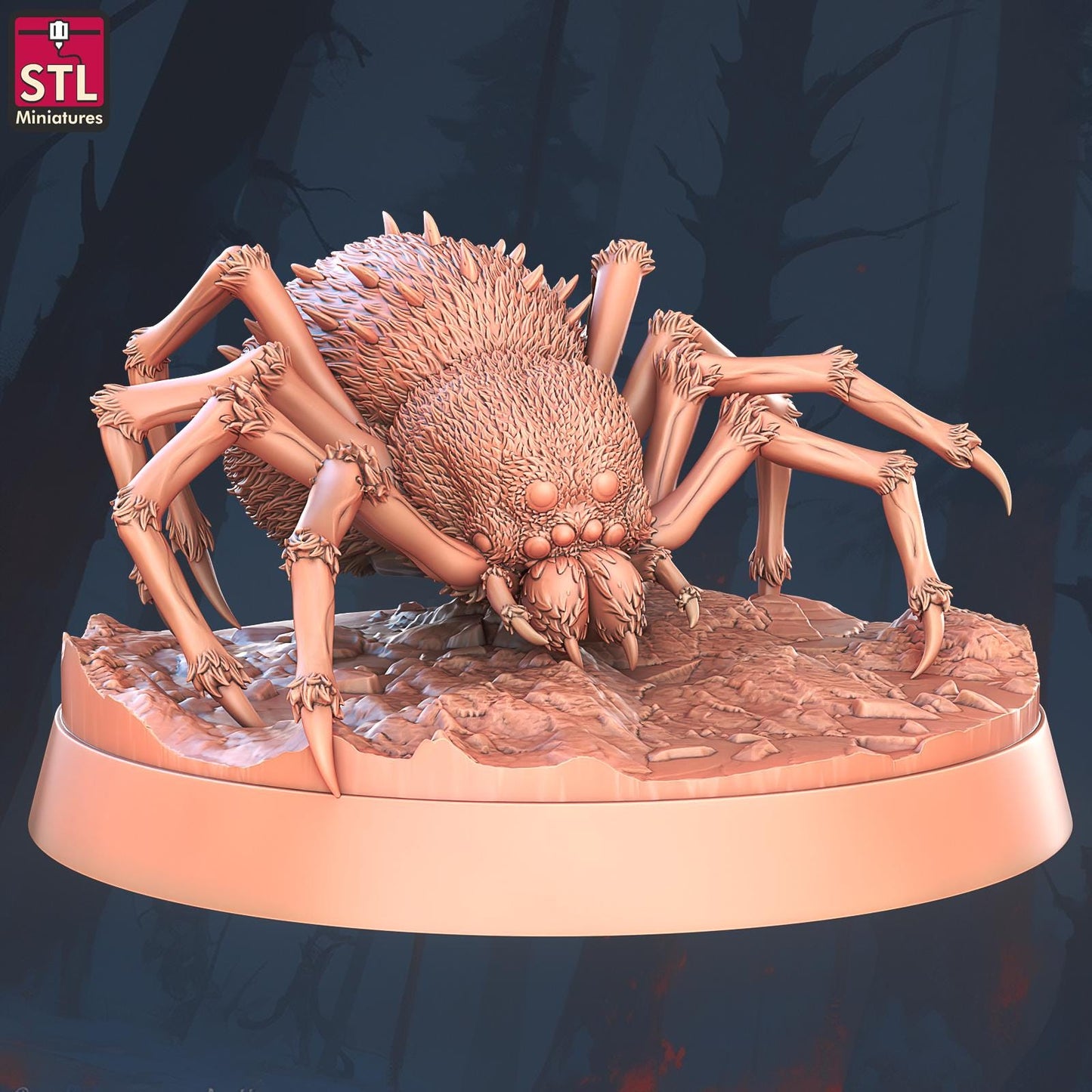 Figurine JDR Pack Araignées STL Miniatures Impression 3D