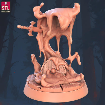 Pack Slimes/Cube gélatineux STL Miniatures Impression 3D