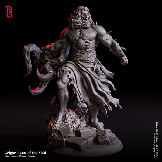 Figurine JDR Monstre Grigor Flesh Of Gods Impression 3D