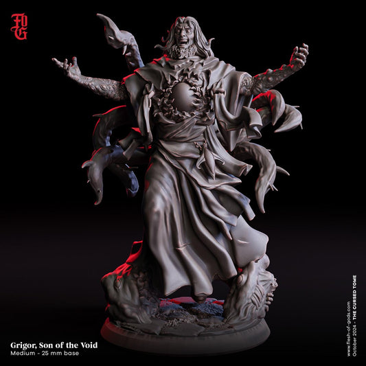 Figurine JDR Cultiste Grigor Flesh Of Gods Impression 3D