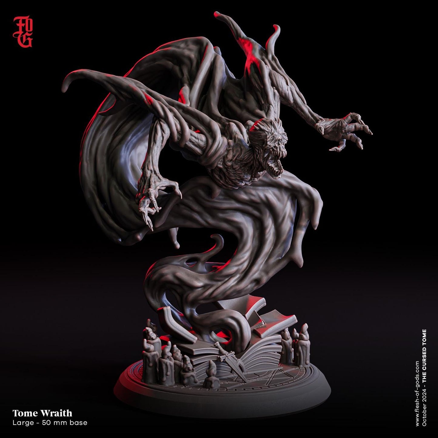 Figurine JDR Tome Wraith Flesh Of Gods Impression 3D