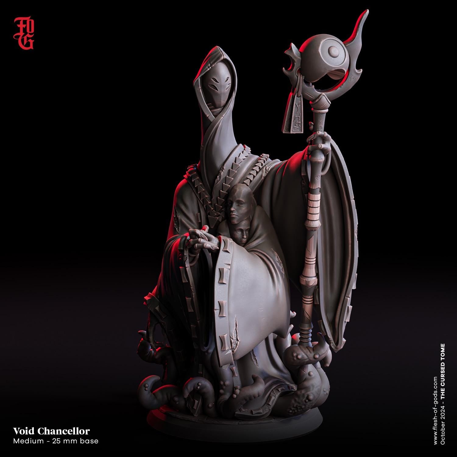 Figurine JDR Chancelier du Vide Flesh Of Gods Impression 3D