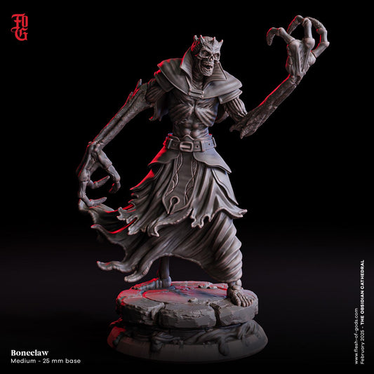 Figurine JDR Monstre Griffe d'OS Flesh Of Gods Impression 3D
