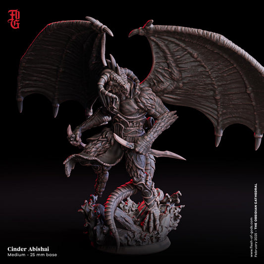 Figurine JDR Abishai Cendré Flesh Of Gods Impression 3D