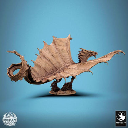 Figurine JDR Dragon d'or 01 Rescale Miniatures Impression 3D