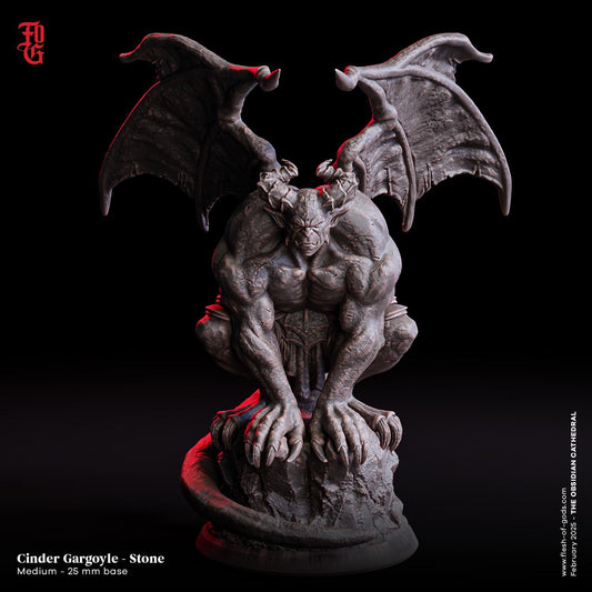 Figurine JDR Gargouille de pierre Flesh Of Gods Impression 3D