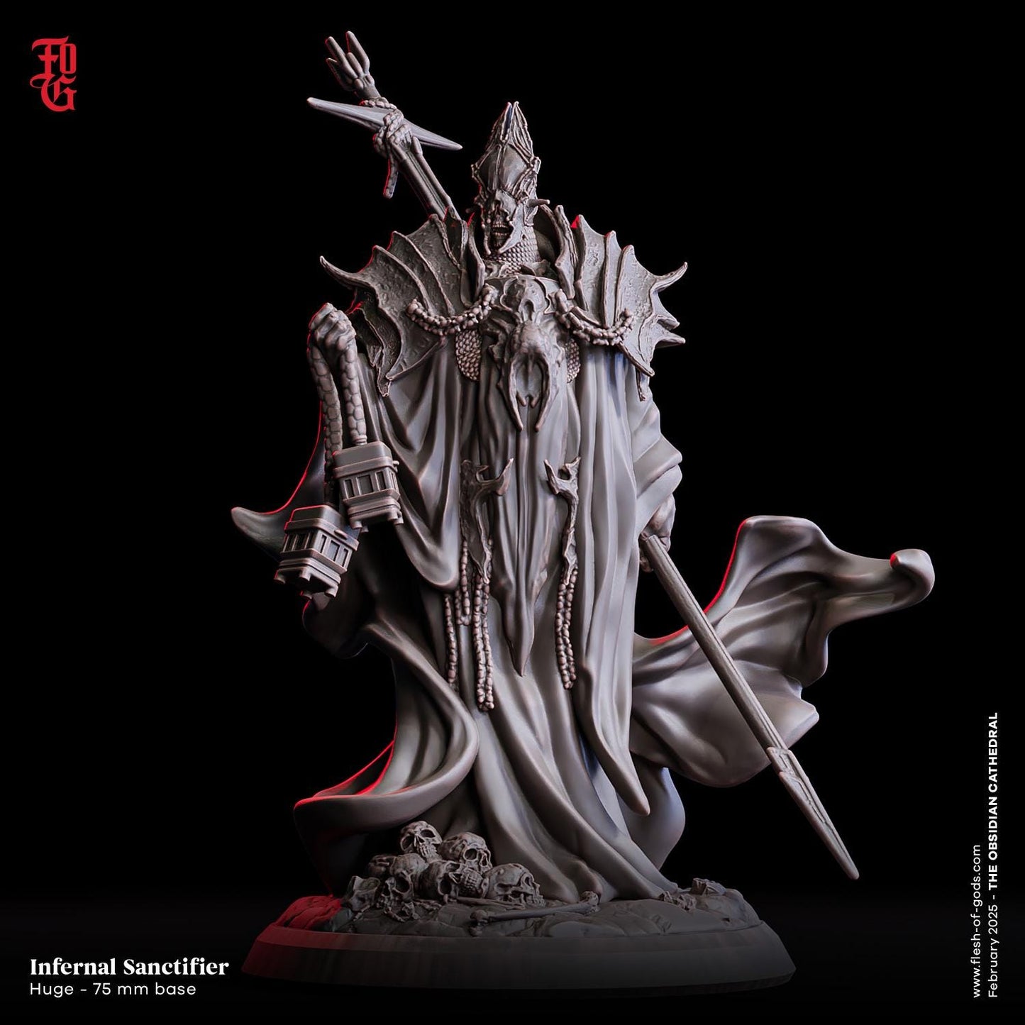 Figurine JDR Sanctifieur Infernal Flesh Of Gods Impression 3D