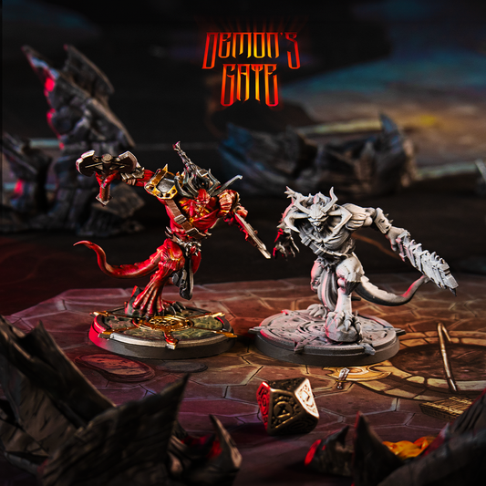 Figurine JDR Démons Berserker CastnPlay Impression 3D