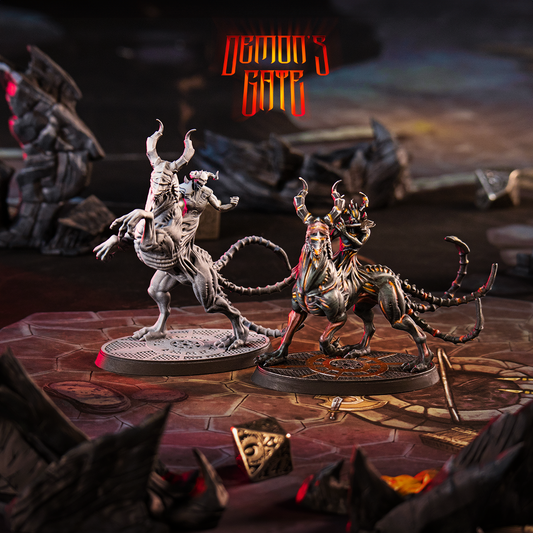 Figurine JDR Chevaucheurs infernaux CastnPlay Impression 3D