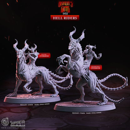 Figurine JDR Chevaucheurs infernaux CastnPlay Impression 3D