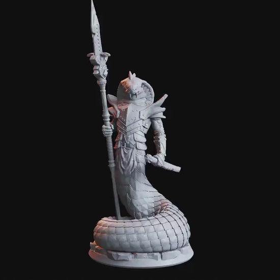 Figurine JDR Homme-Serpent 02 Flesh Of Gods Impression 3D