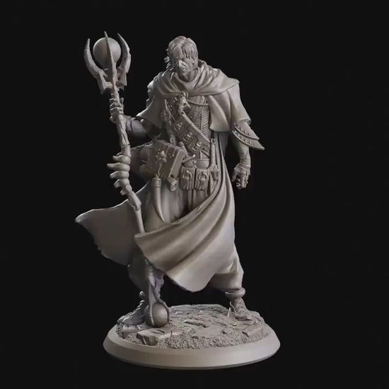 Figurine Humain Mage Vagabond Flesh of Gods Impression 3D