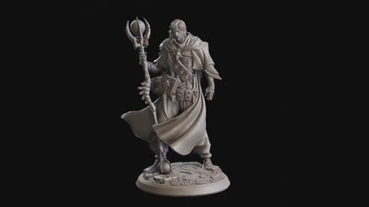 Figurine Humain Mage Vagabond Flesh of Gods Impression 3D