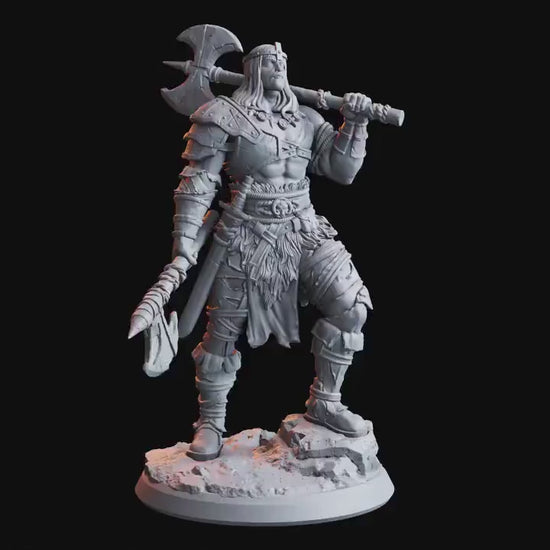 Figurine Humain Barbare Flesh Of Gods Impression 3D