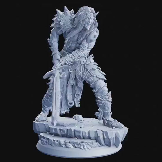 Figurine JDR Guerrier Occultiste Flesh Of Gods Impression 3D