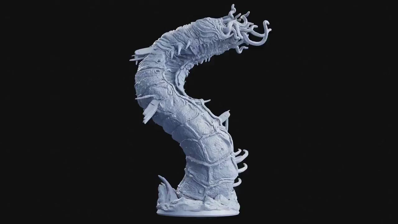 Figurine JDR Vers Geant Flesh Of Gods Impression 3D