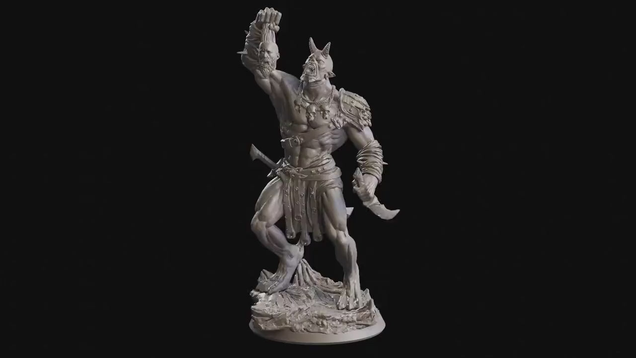Figurine Demon Serviteur de Mogoth 02 Flesh Of Gods Impression 3D
