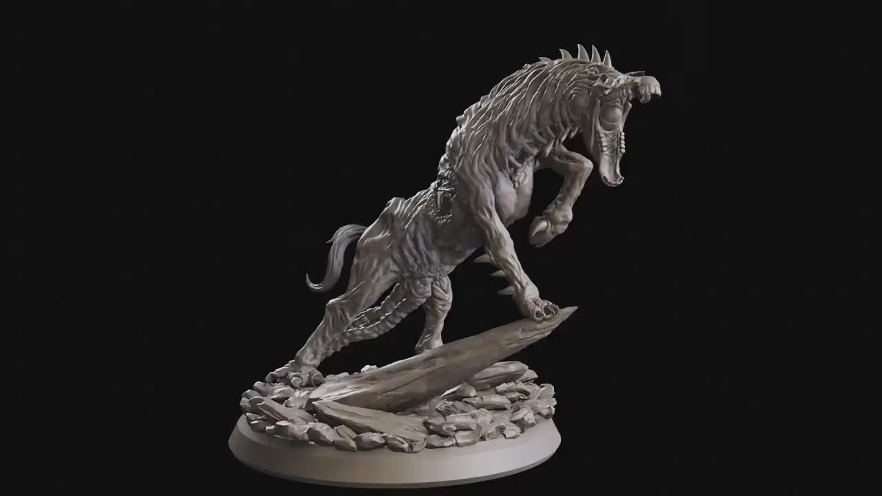Figurine Cheval Corrompu Flesh Of Gods Impression 3D