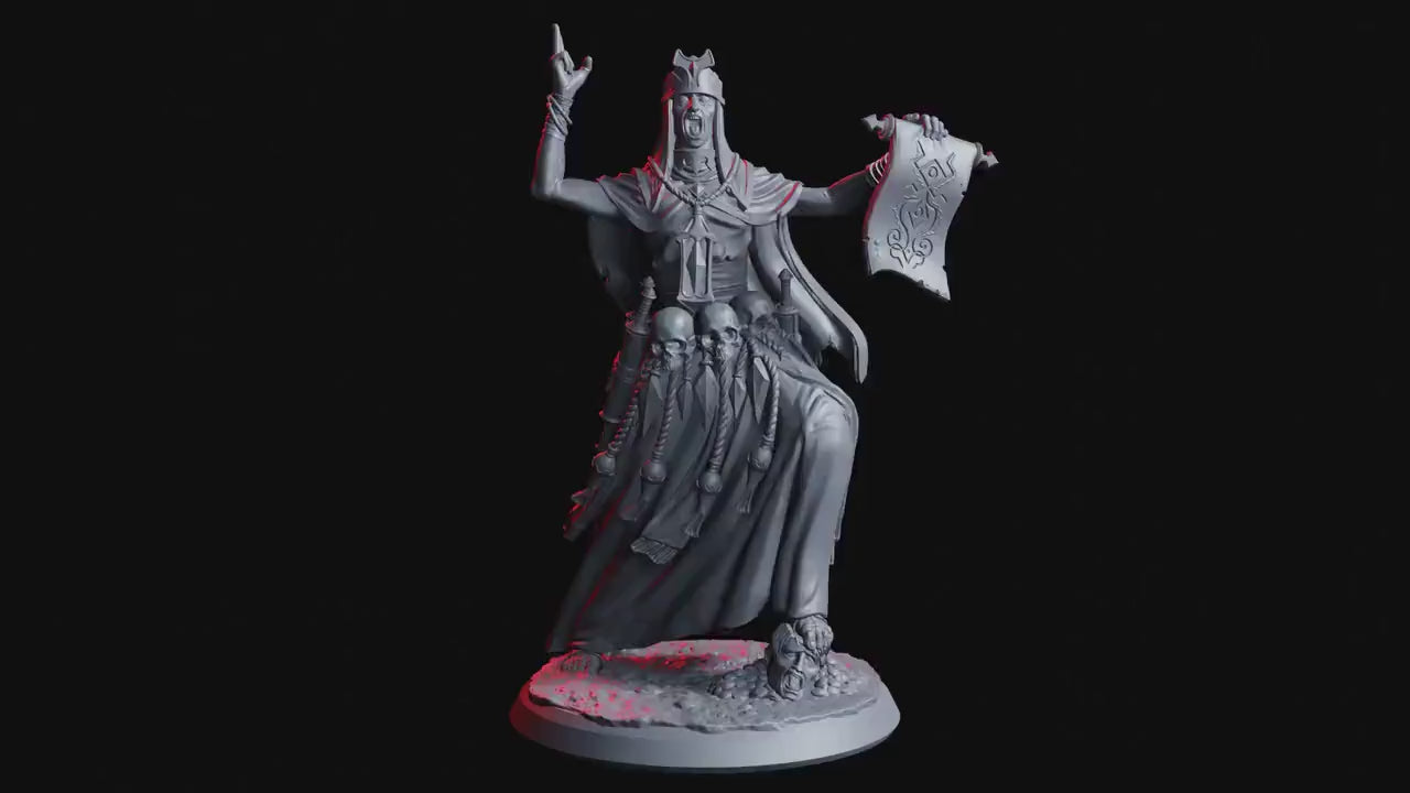Figurine Savant nécromancien Flesh of Gods