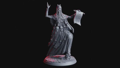 Figurine Savant nécromancien Flesh of Gods