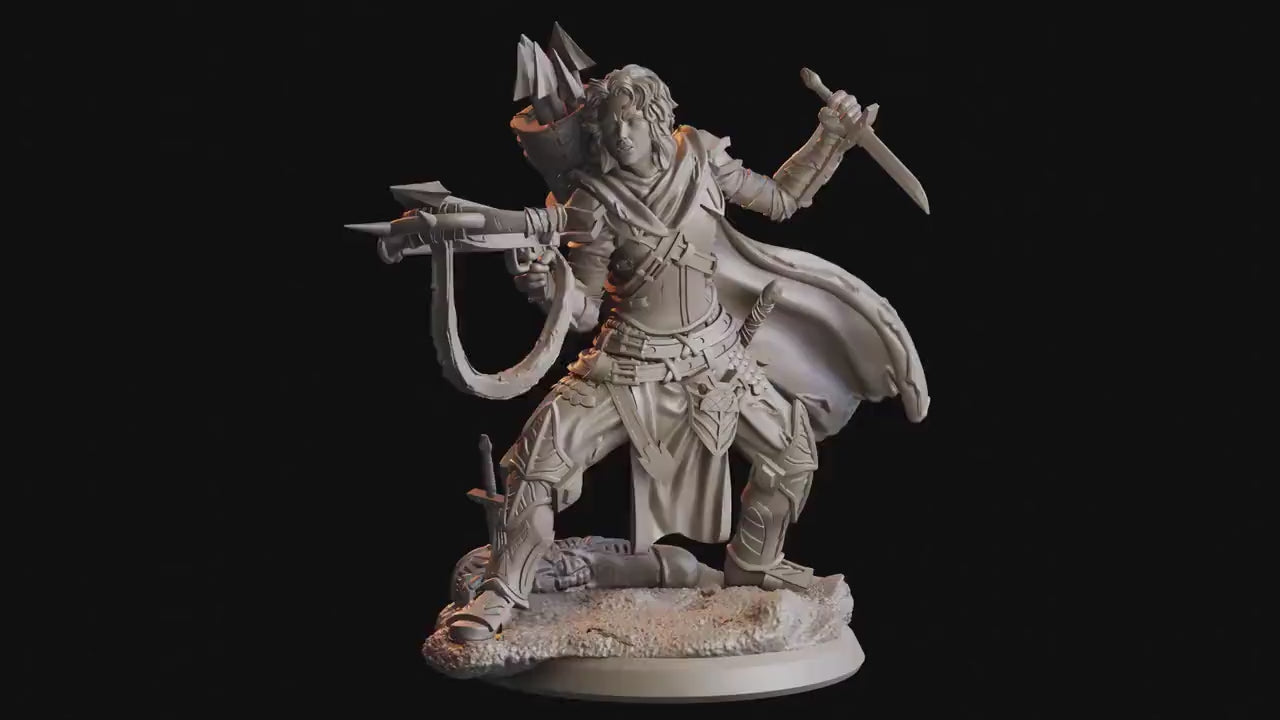 Figurine JDR Chasseur de parasite Flesh Of Gods Impression 3D