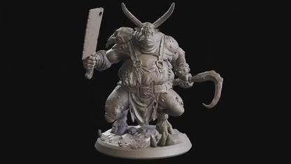 Figurine Diable Boucher 02 Flesh Of Gods Impression 3D