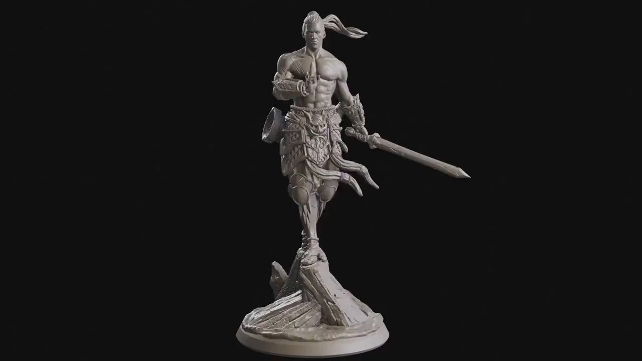 Figurine Homme Moine Flesh Of Gods Impression 3D