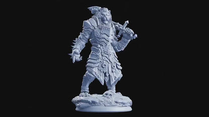 Figurine JDR Leonin Guerrier Flesh Of Gods Impression 3D