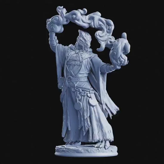 Figurine JDR Ensorceleuse Draconique Flesh Of Gods Impression 3D