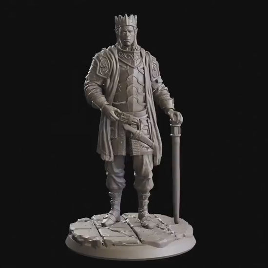 Figurine Empreur Elfe Drow Flesh Of Gods Impression 3D