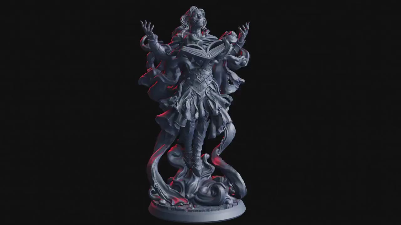 Figurine JDR Ensorceleur Thebeus Flesh Of Gods Impression 3D