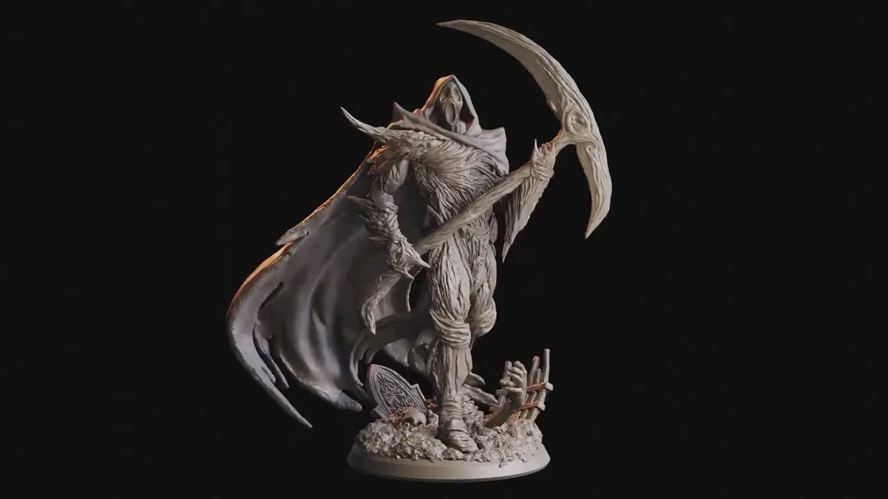 Figurine JDR Assassin fantôme Flesh Of Gods Impression 3D