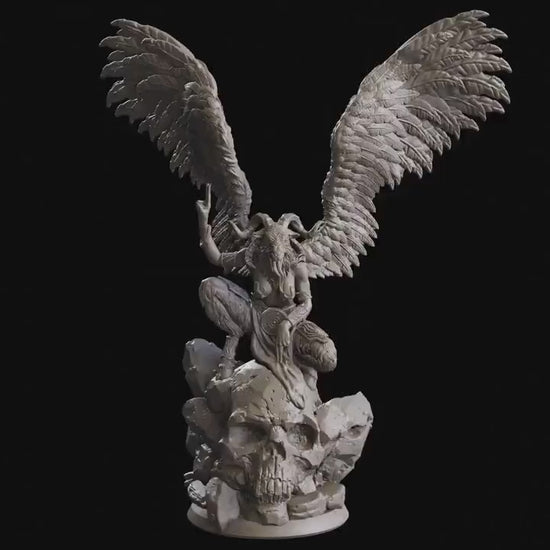 Figurine JDR Chevre sabbatique / baphomet 01 Flesh of Gods Impression 3D