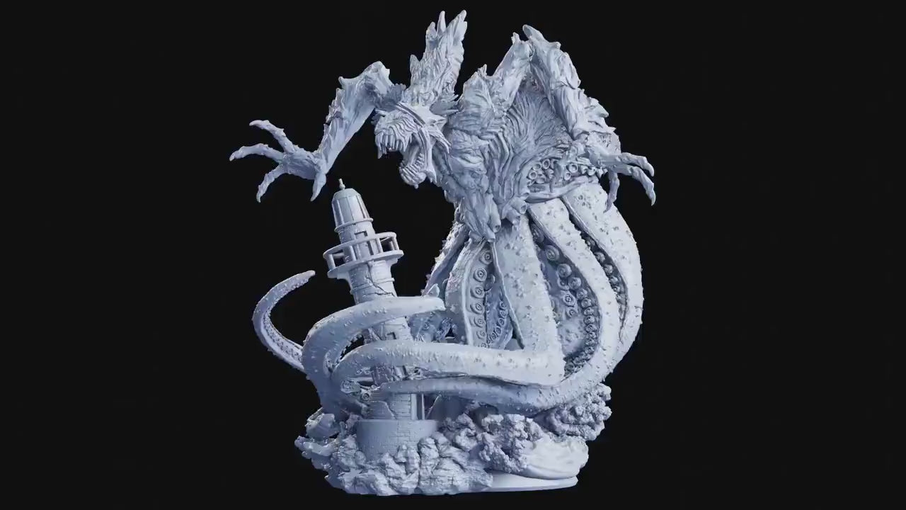 Figurine JDR Kraken Flesh Of Gods Impression 3D