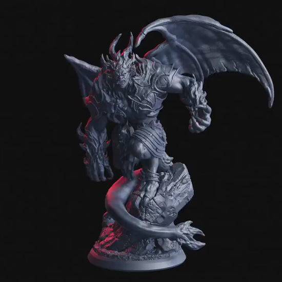 Figurine JDR Gargouille Cendré de Feu Flesh of Gods Impression 3D