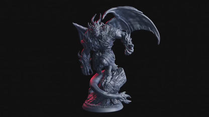 Figurine JDR Gargouille Cendré de Feu Flesh of Gods Impression 3D