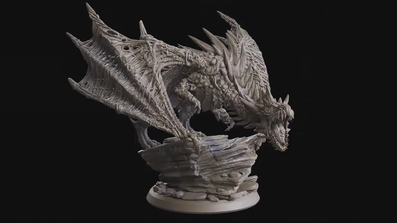 Figurine Dragon Corrompu Flesh Of Gods Impression 3D