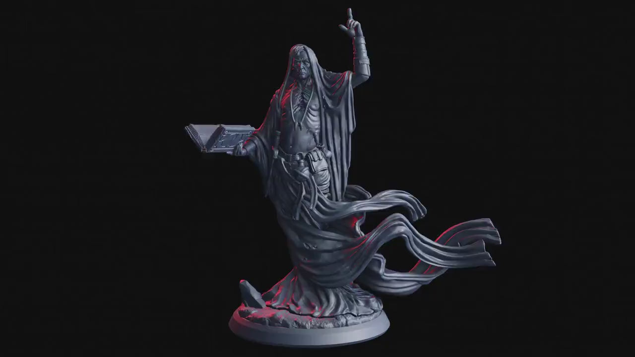 Figurine JDR Occultiste Humain Flesh Of Gods Impression 3D