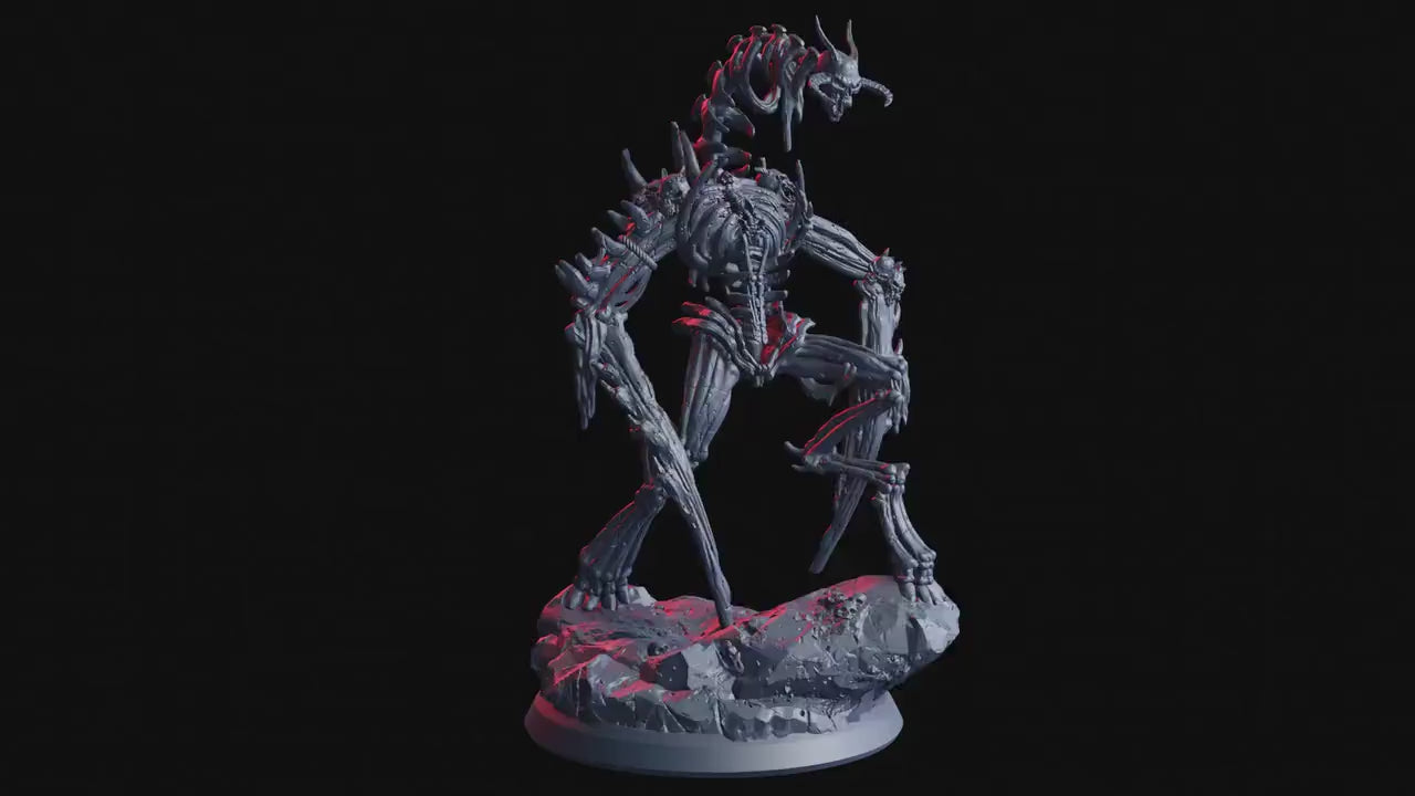 Figurine JDR Monstre osseux Flesh Of Gods Impression 3D