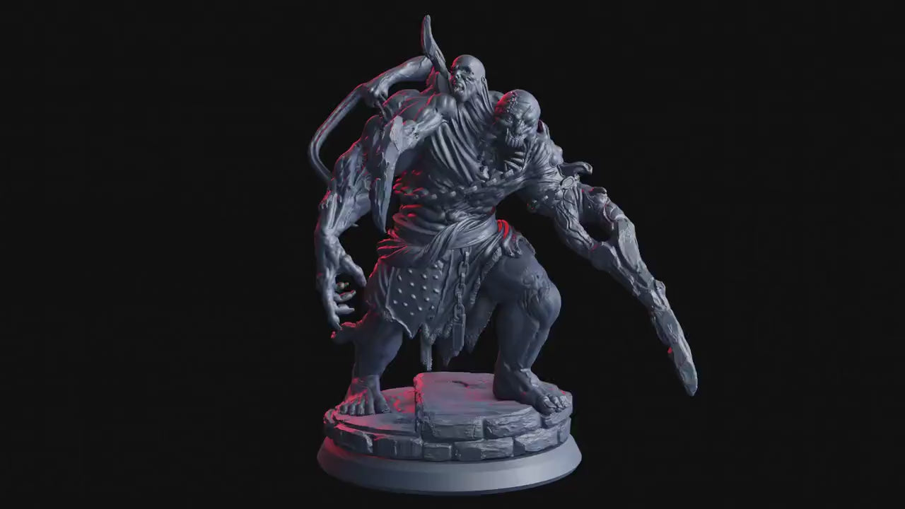Figurine JDR Brute du Vide Flesh Of Gods Impression 3D